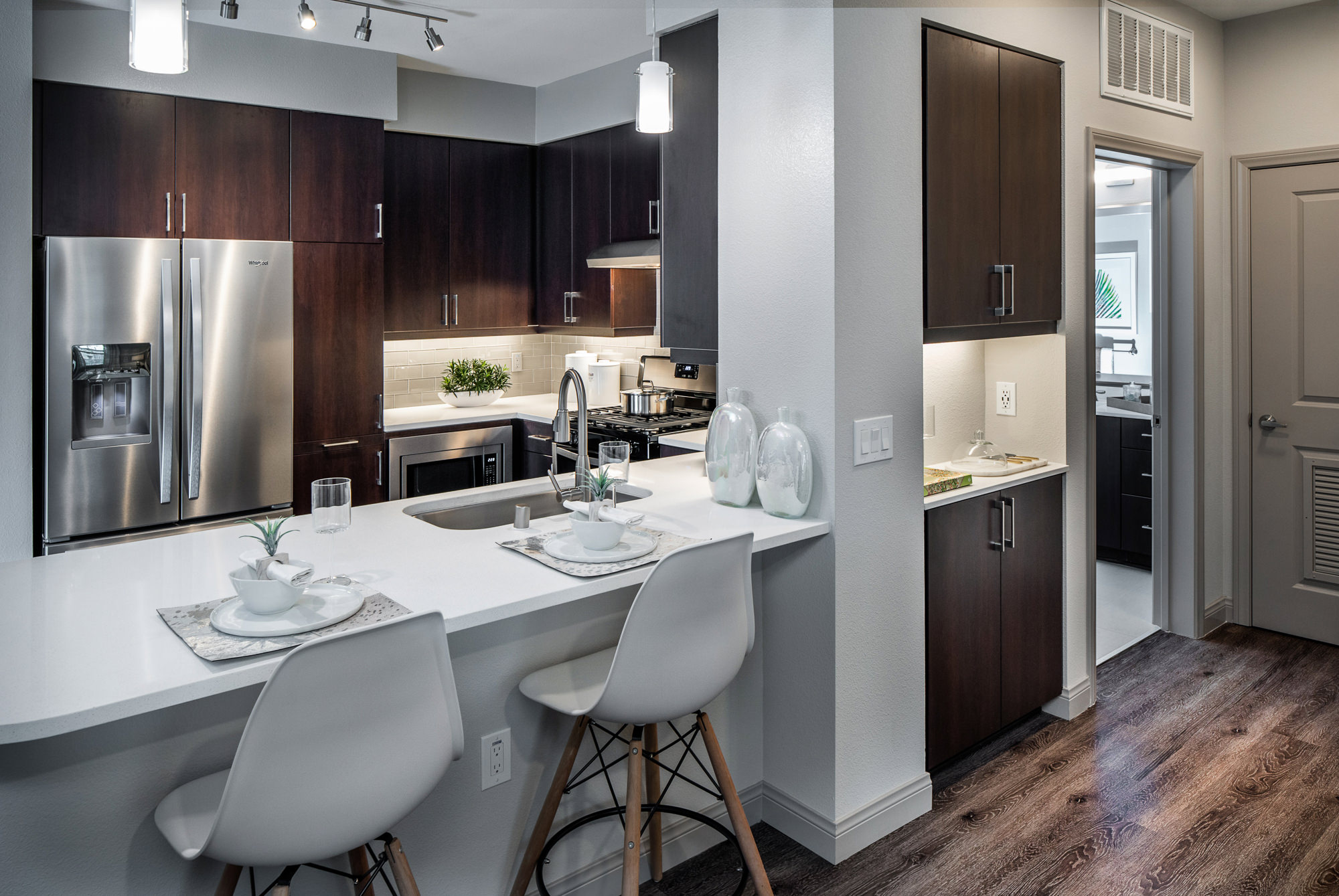 Luxury apartment photography Orange County interior living space by Marc Weisberg