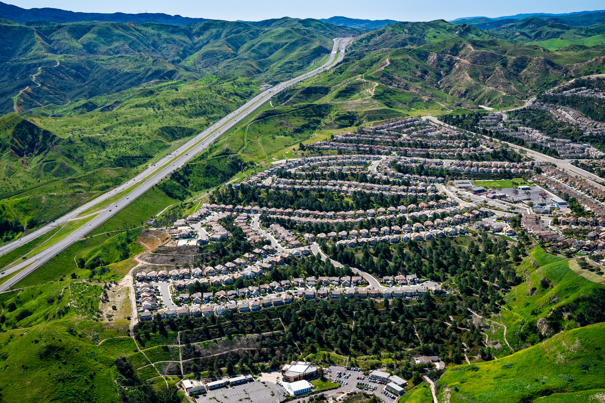 Aerial photography large scale development Orange County by Marc Weisberg Photography
