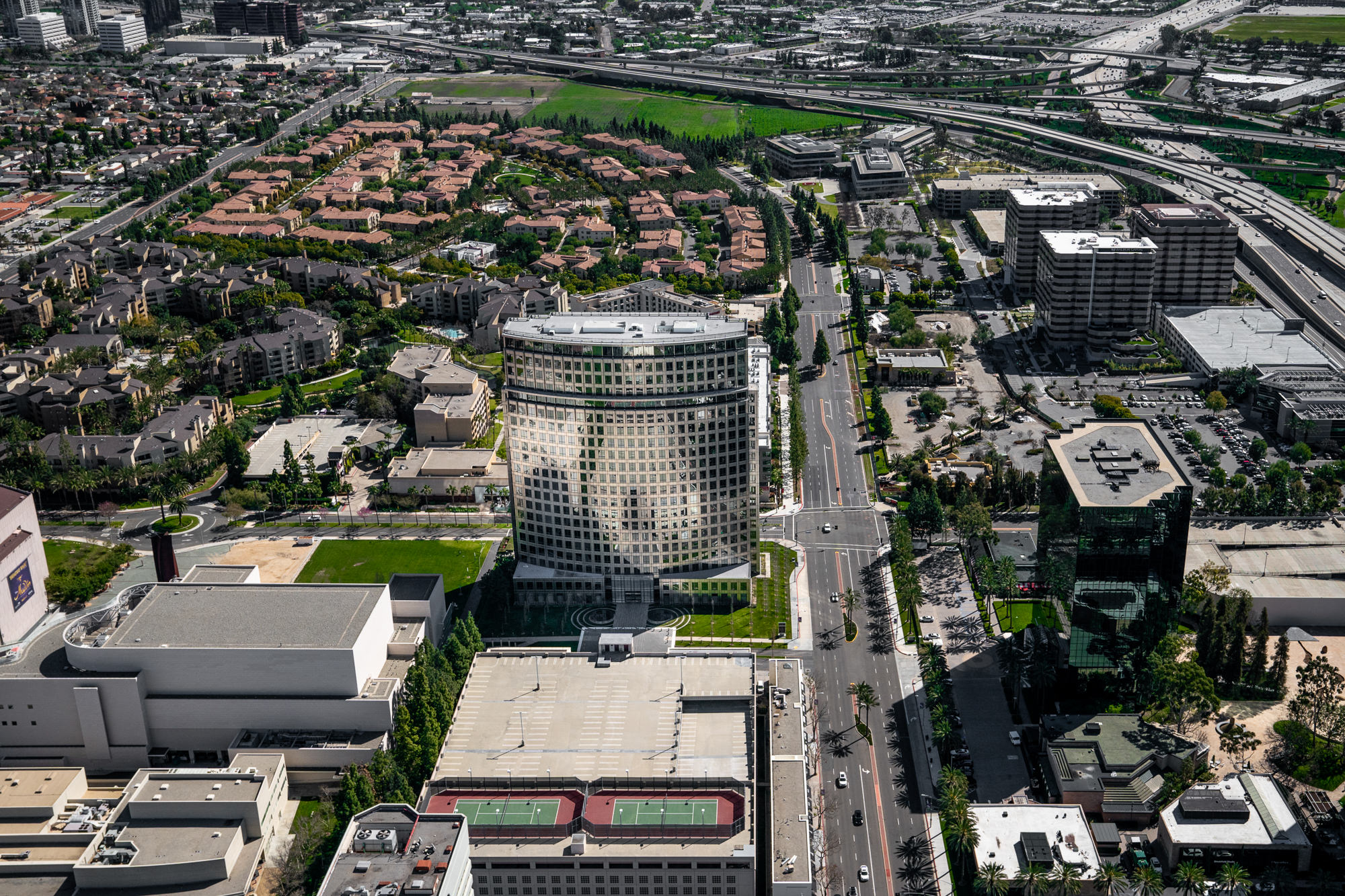 Aerial photography services Southern California commercial real estate by Marc Weisberg