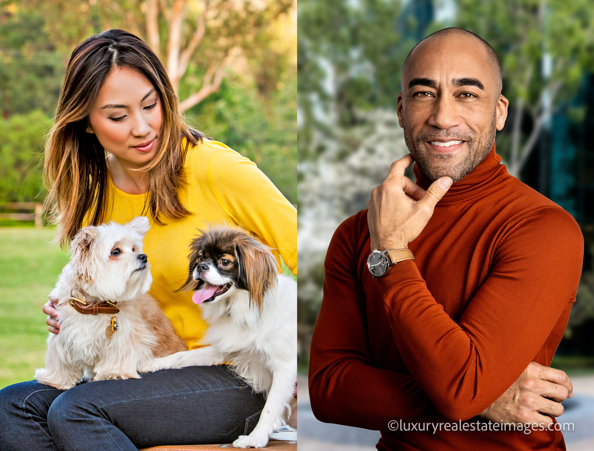 Realtor headshot wardrobe Southern California outdoor casual lifestyle by Marc Weisberg