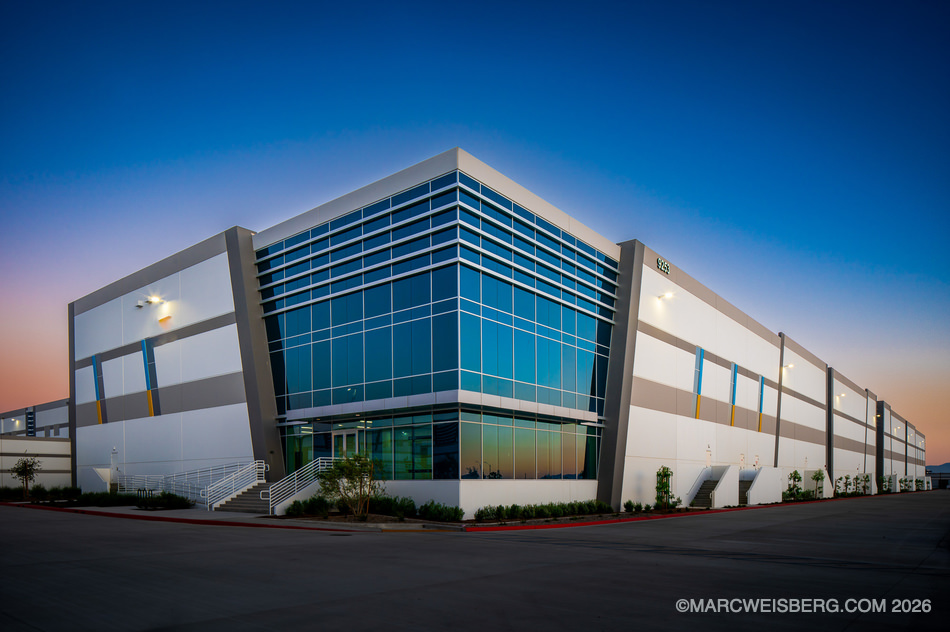 500,000 square foot logistics center in Fontana, California photographed for CBRE
